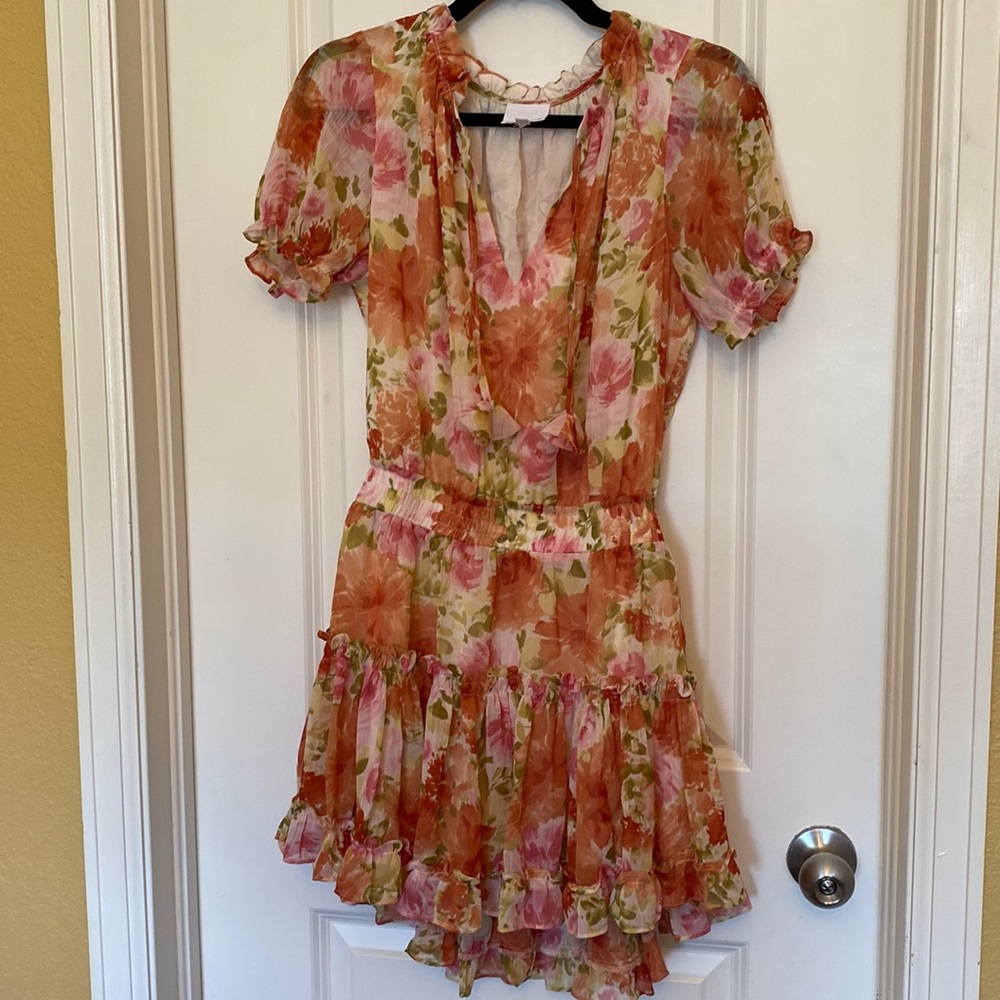 Drop waist floral dress!
